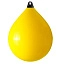 Буй Majoni Solid head 350х480 мм маркерный надувной желтый (10005496)